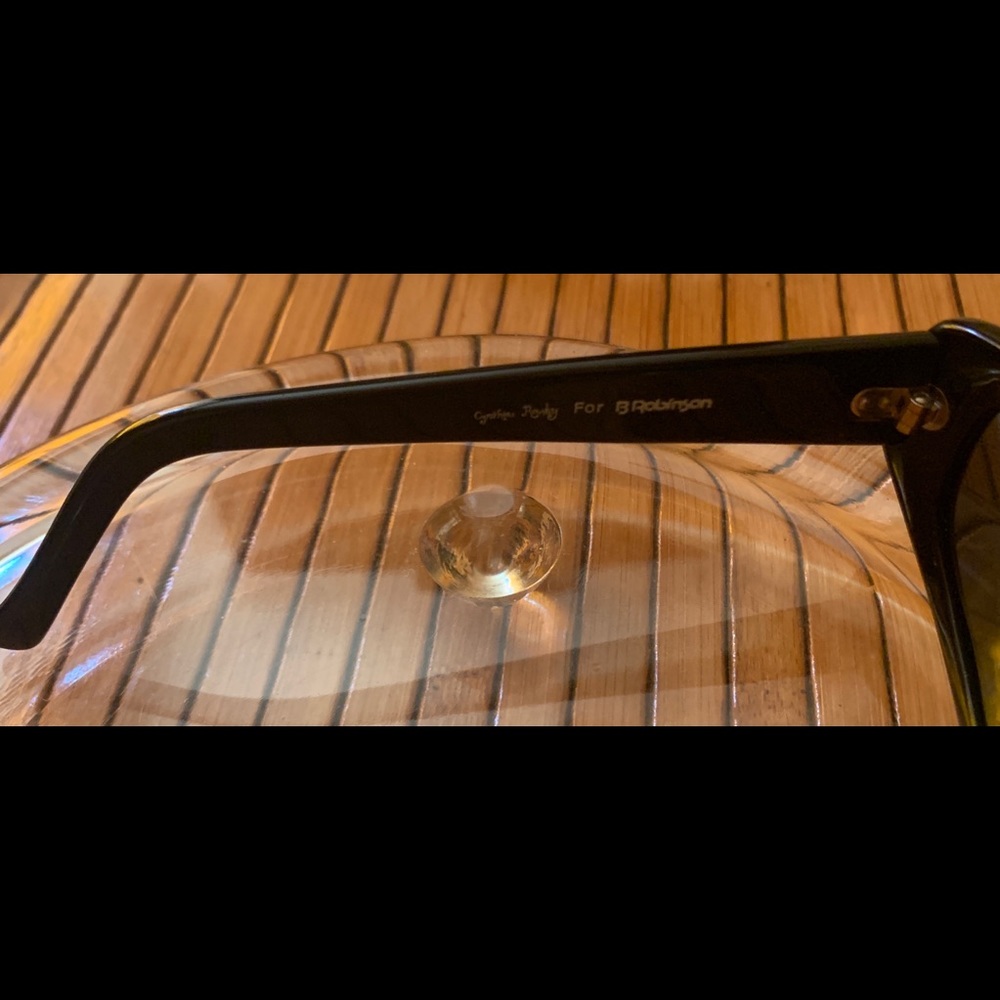Cynthia Rowley for‎ B Robinson Black sunglasses - Picture 11 of 13